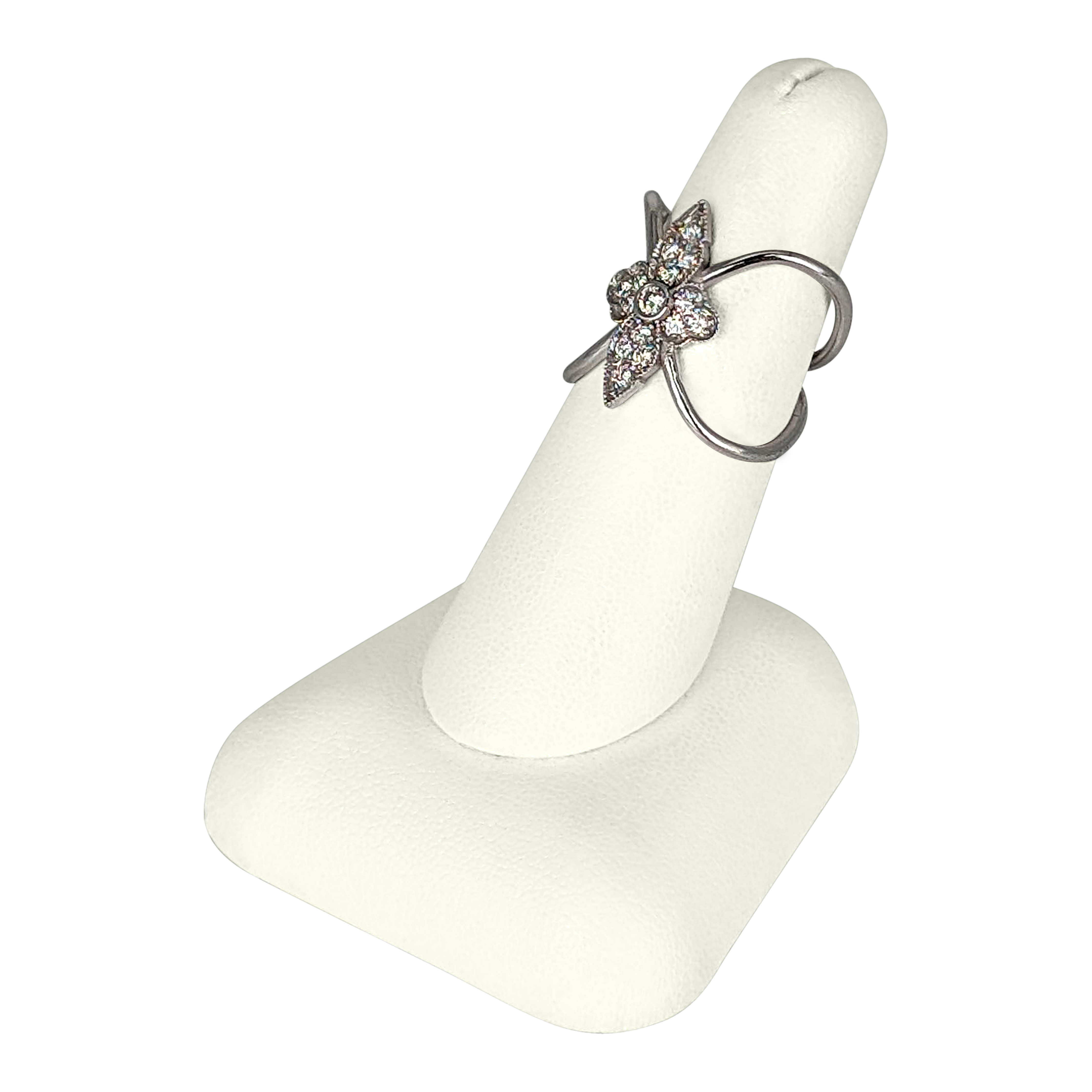 14K Yellow Gold Diamond Ring – 15 Round Diamonds, 0.35 CT, VS2 G Clarity