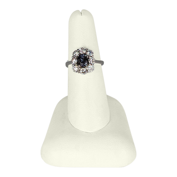1 CT Alexandrite & Diamond Ring in 14K White Gold – 1.6 CT SI2 G Diamonds